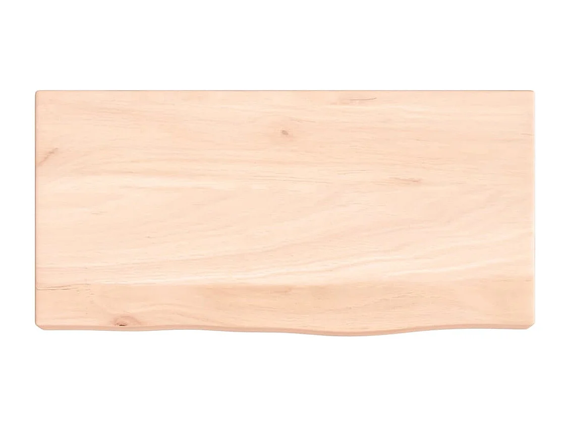 Estante de pared 40x20x4 cm madera maciza de roble sin tratar