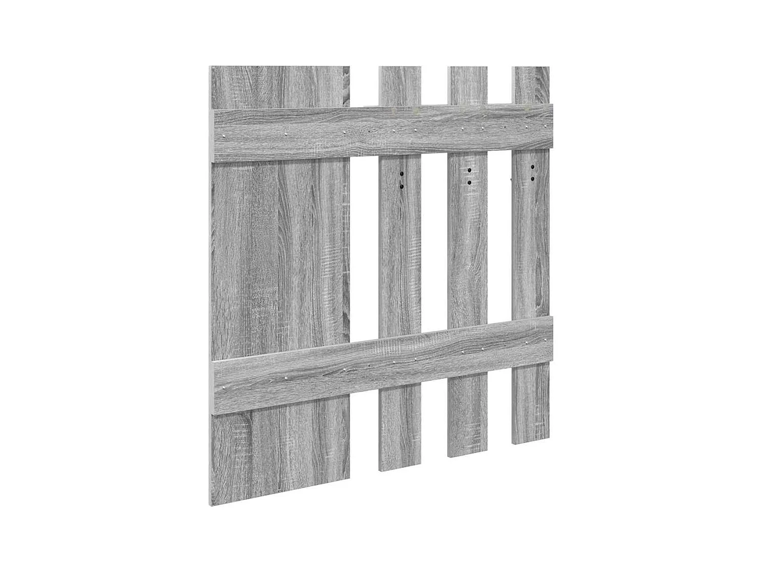 Perchero de pared Sonoma gris 100 x 10 x 100 cm