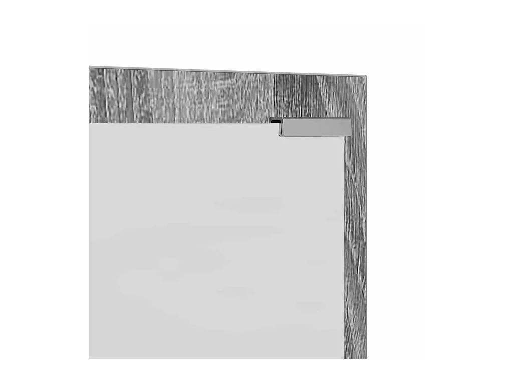 Perchero de pared Sonoma gris 100 x 10 x 100 cm