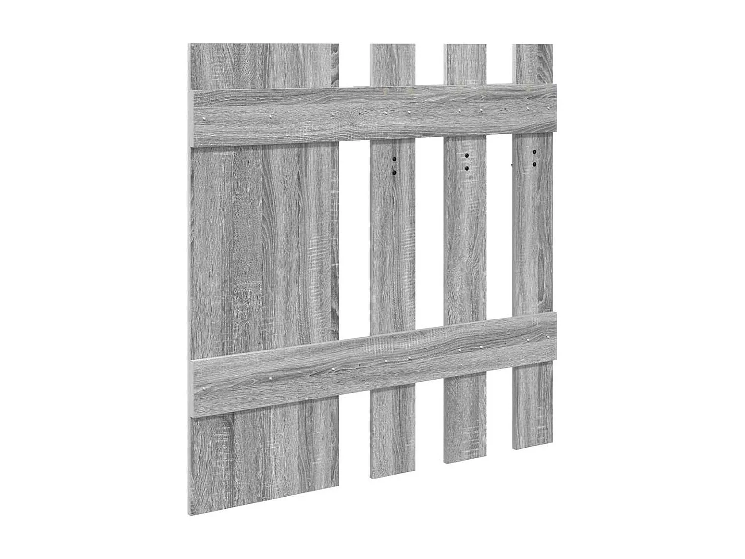 Wandgarderobe Sonoma grau 100 x 10 x 100 cm