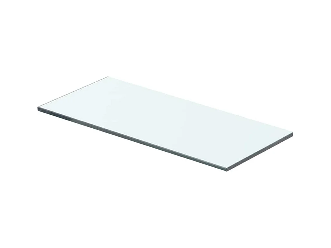 Pannello per mensola in vetro trasparente 40 x 12 cm