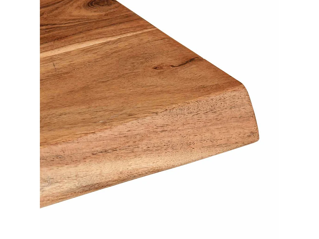 Estantes de pared 2 uds 60x20x3,5 cm madera maciza de acacia