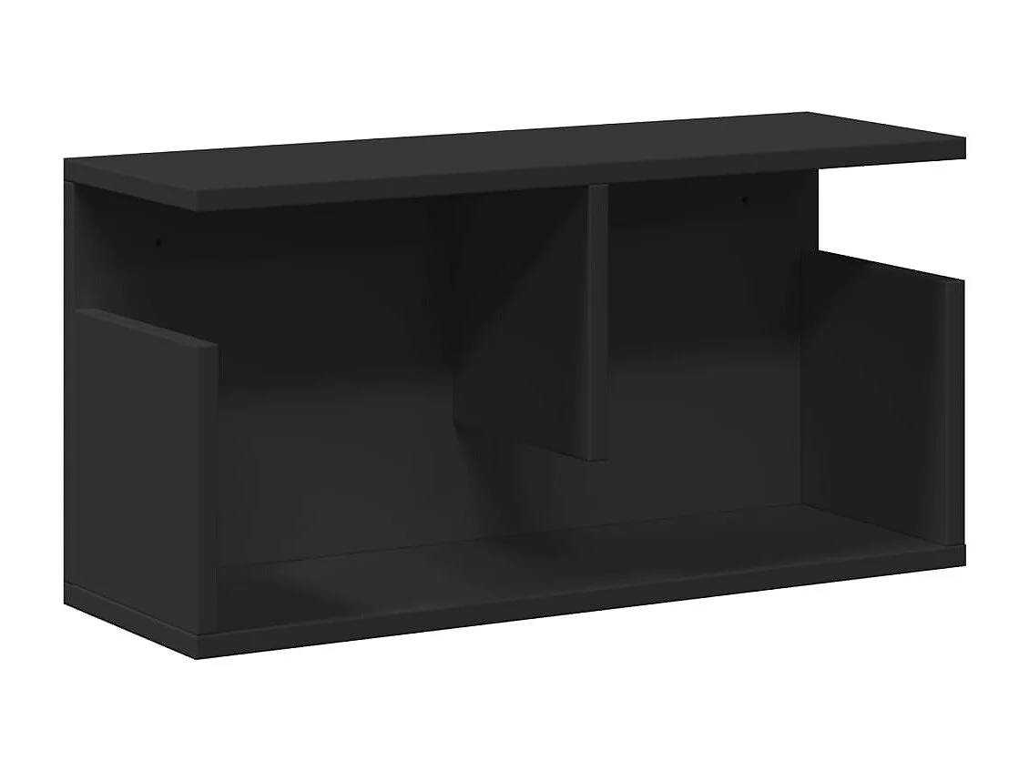 Pensile 60x20x30 cm in legno ingegnerizzato nero