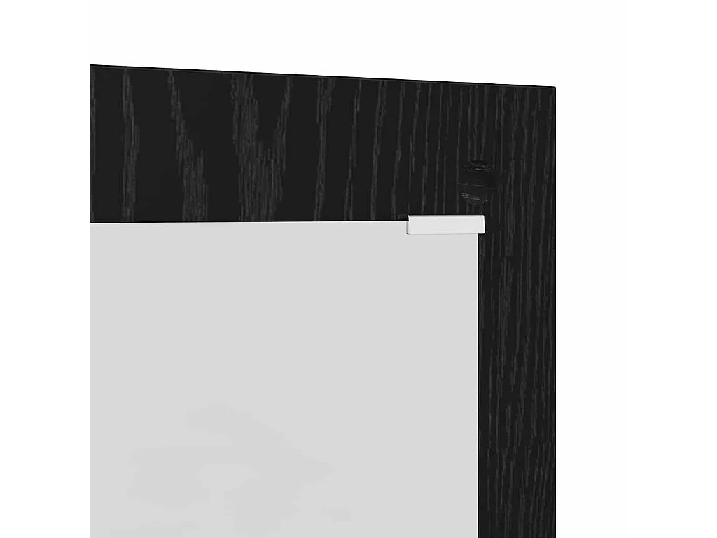 Porte-manteau mural Montage mural Chêne noir 96 x 1,5 x 90 cm