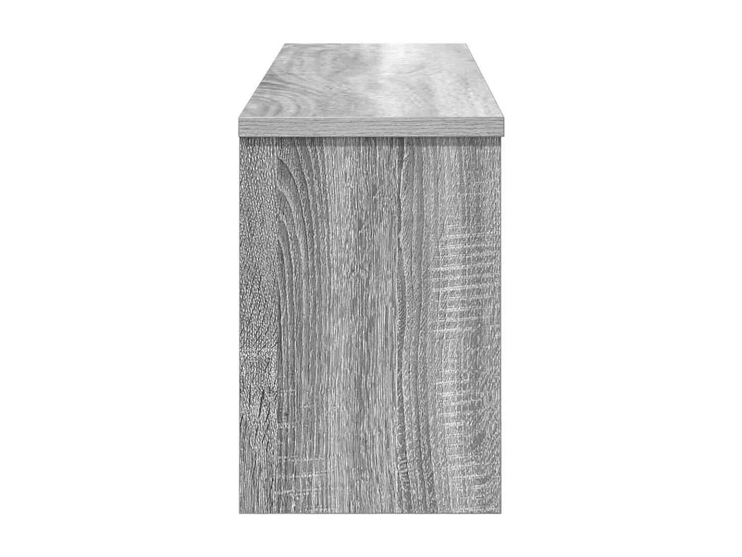 Appendiabiti da parete Sonoma con ripiano, grigio, 80 x 20 x 30 cm