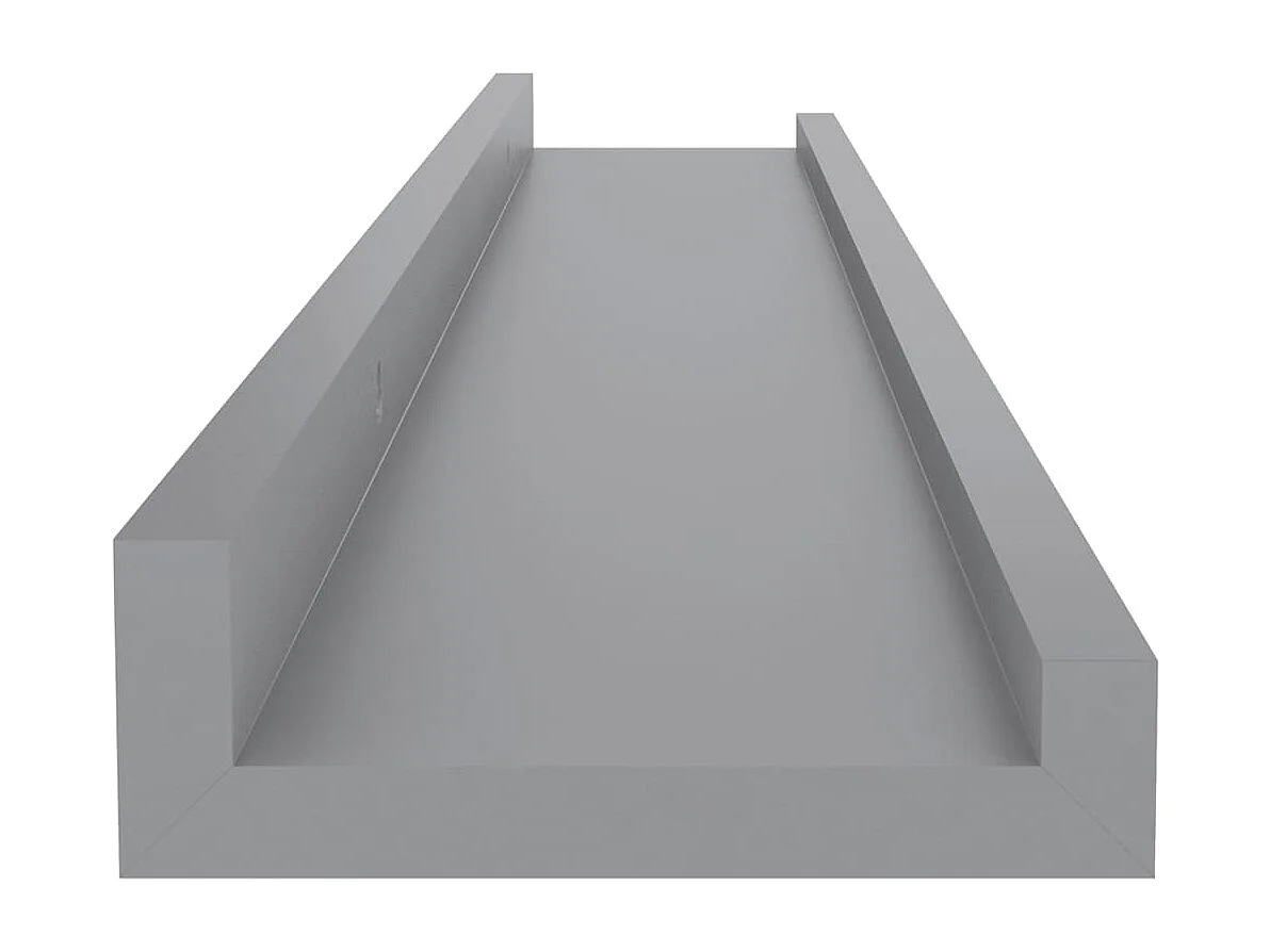 Étagères murales 4 pcs Gris 60x9x3 cm