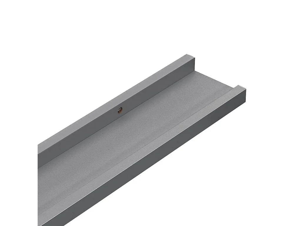 Étagères murales 4 pcs Gris 60x9x3 cm