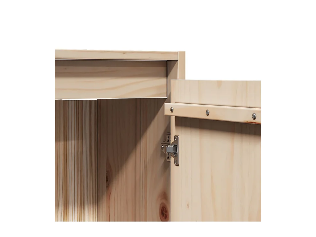 Pensile 30x30x100 cm Legno massello di pino