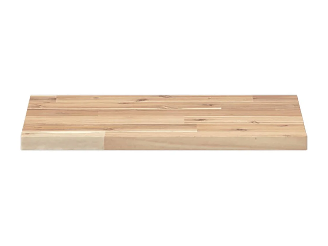 Zwevende plank 60x30x2 cm massief onbehandeld acaciahout
