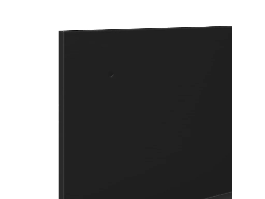 Wandkast 100x16,5x30 cm zwart bewerkt hout