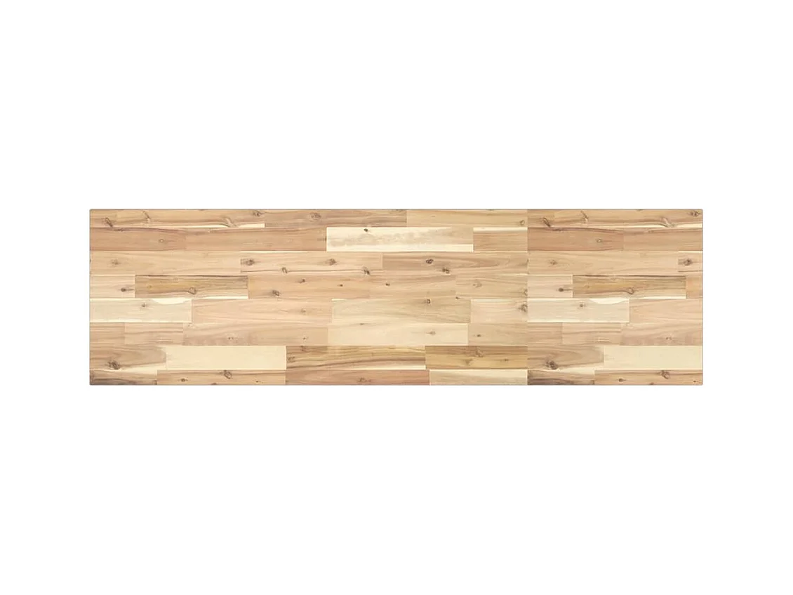Estante flotante 160x40x2 cm madera maciza de acacia sin tratar