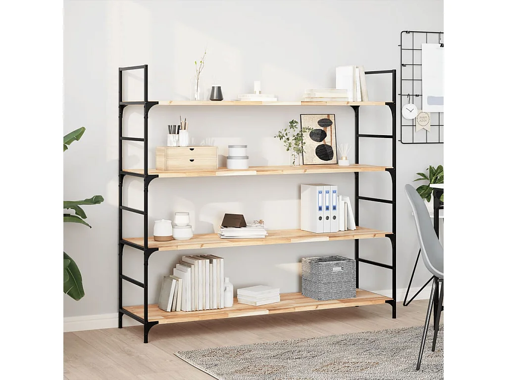 Zwevende plank 160x40x2 cm massief onbehandeld acaciahout