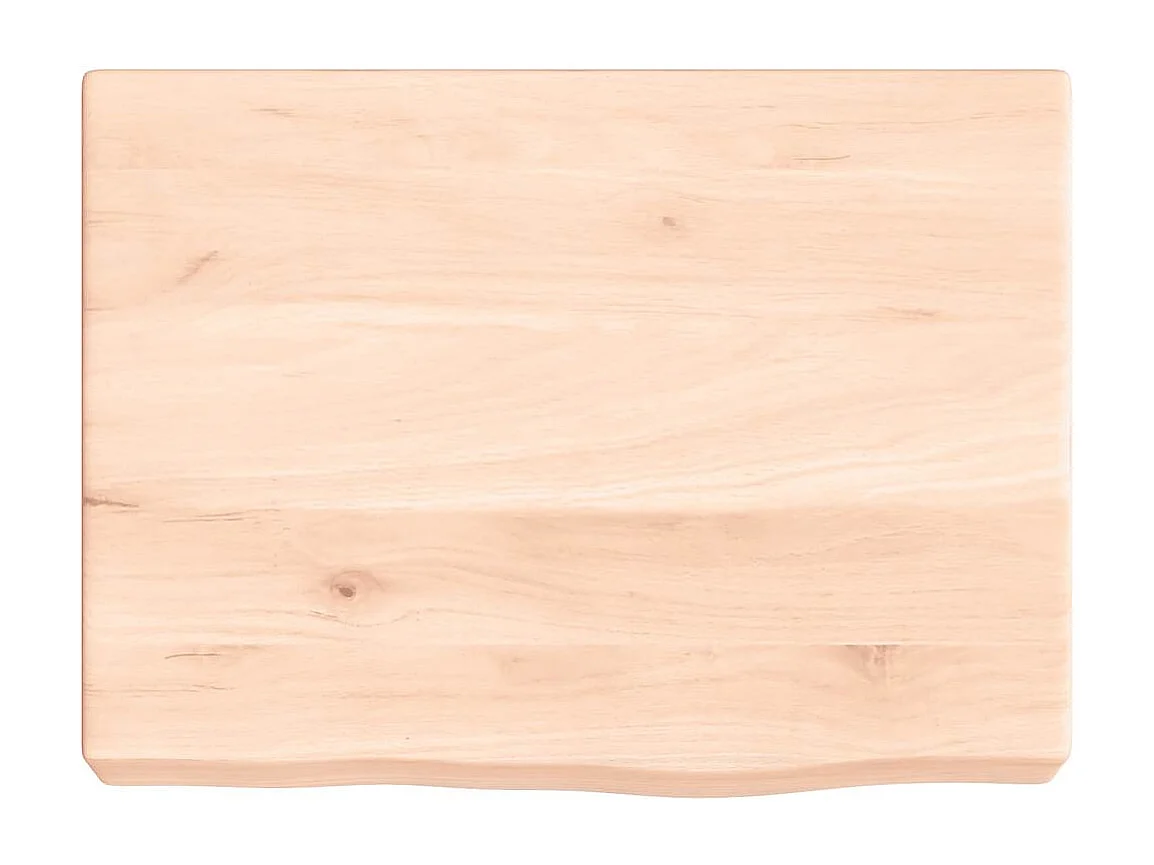 Estante de pared 40x30x(2-6) cm madera maciza de roble sin tratar