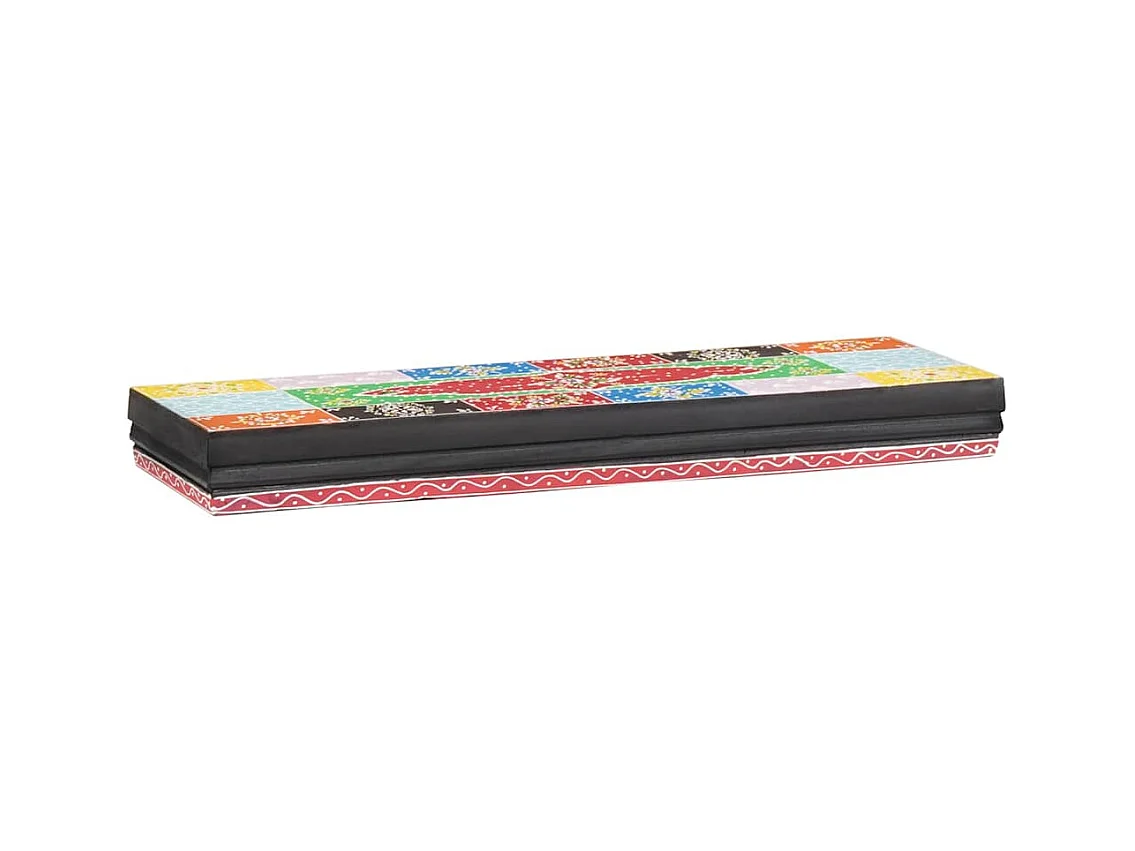 Wandplanken met plank 2 stuks Multicolor 60 x 20 x 6 cm