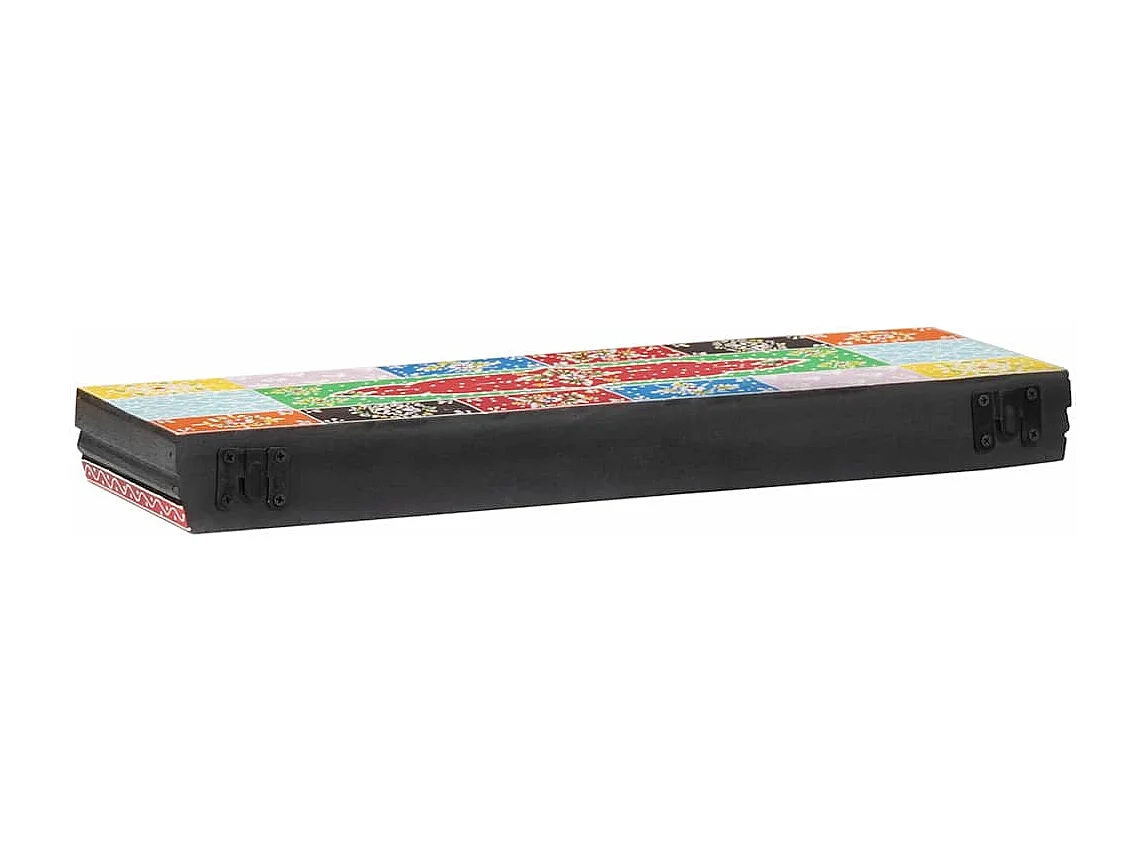 Étagères Murales avec étagère 2 pcs Multicolore 60 x 20 x 6 cm