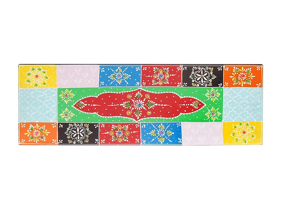 Étagères Murales avec étagère 2 pcs Multicolore 60 x 20 x 6 cm