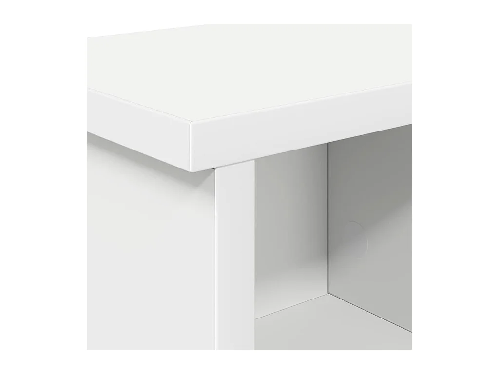 Perchero de pared Blanco 100 x 16 x 26 cm Madera de ingeniería