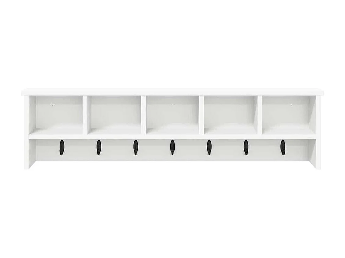 Appendiabiti da parete Bianco 100 x 16 x 26 cm Legno ingegnerizzato