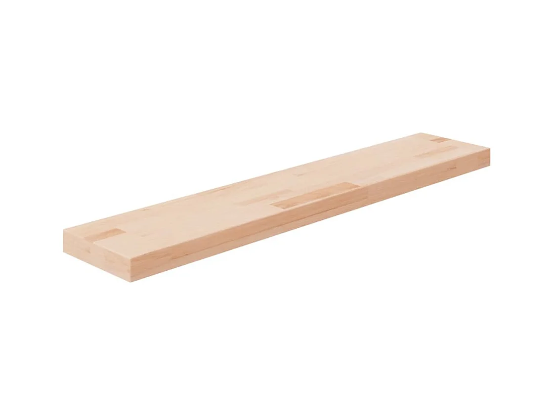 Pannello per mensola 100x20x4 cm Legno massello di rovere non trattato