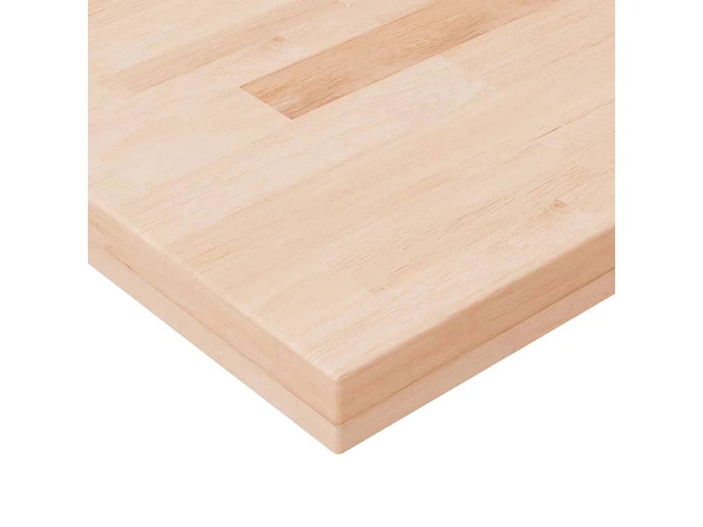 Pannello per mensola 100x20x4 cm Legno massello di rovere non trattato