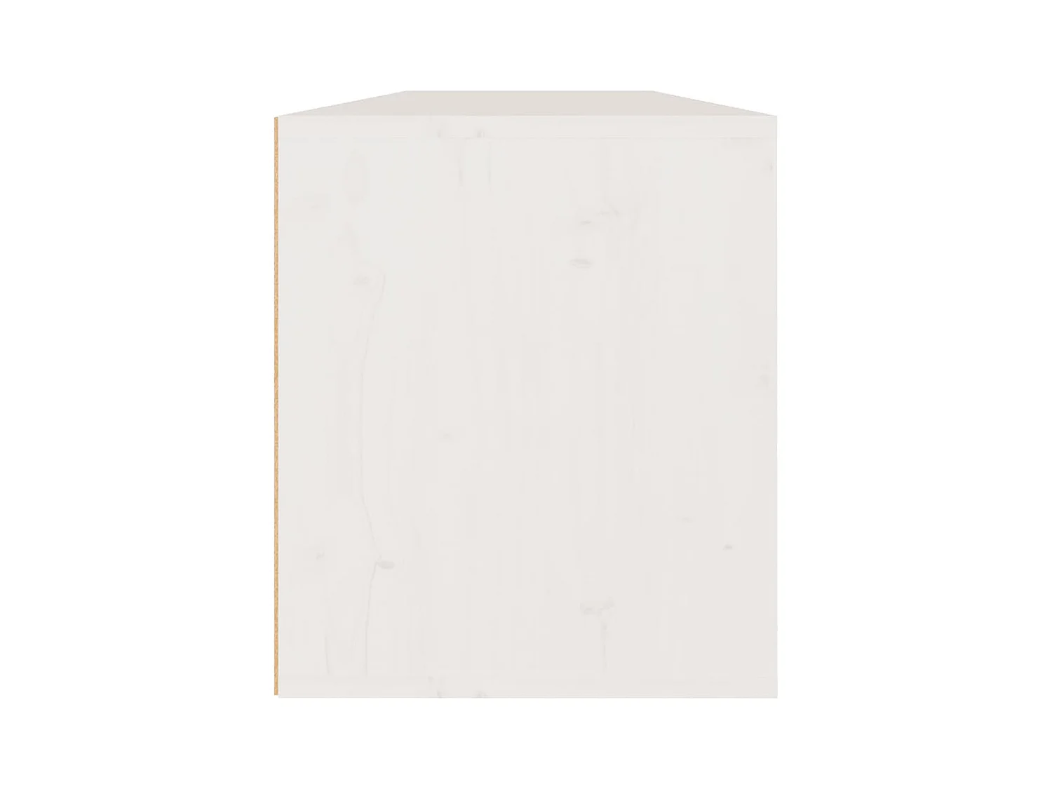 Pensili 2 pz Bianco 60x30x35 cm Legno massello di pino