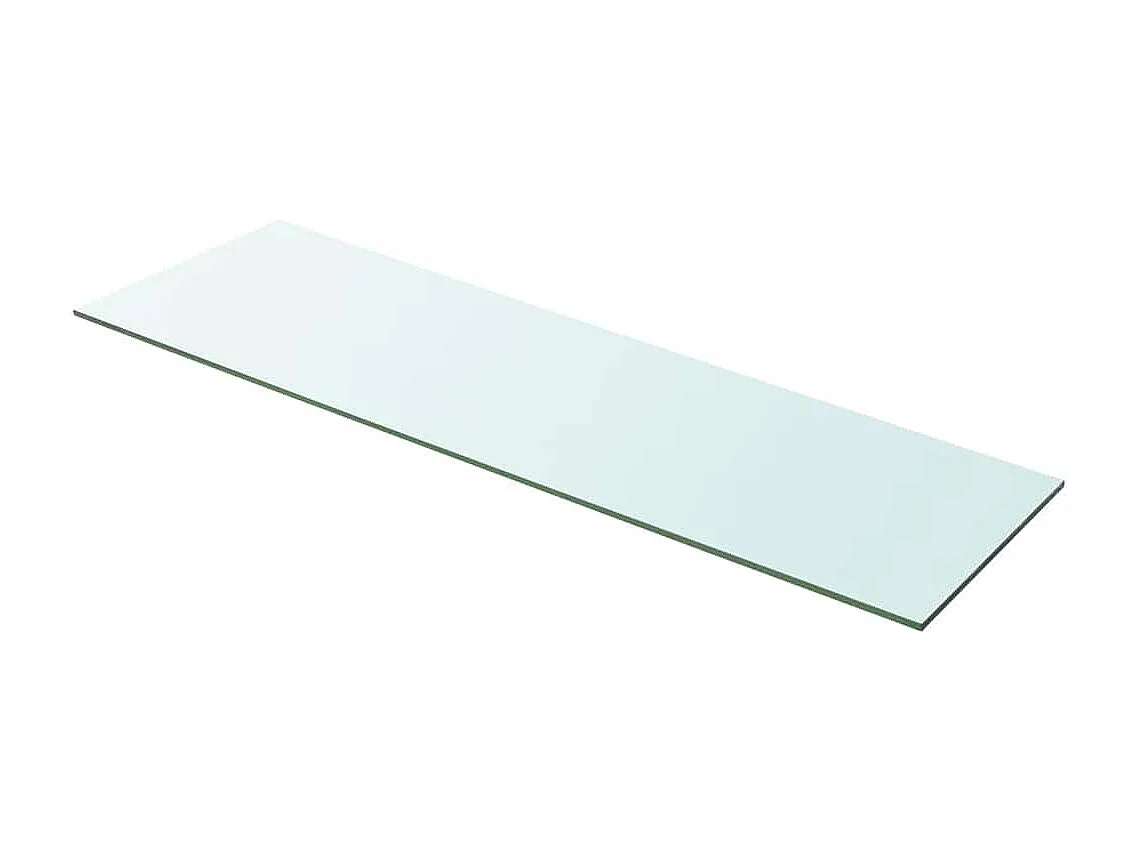 Panneaux d'étagère 2 pcs Verre Transparent 100 x 30 cm