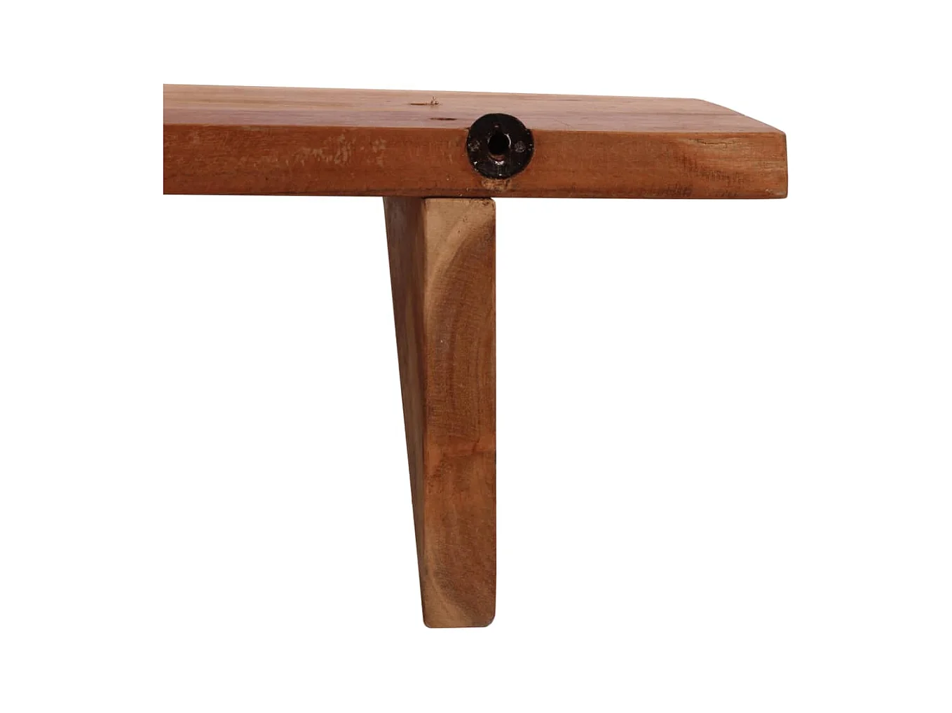 Étagères murales 2 pcs 110x20x18 cm bois massif d'acacia