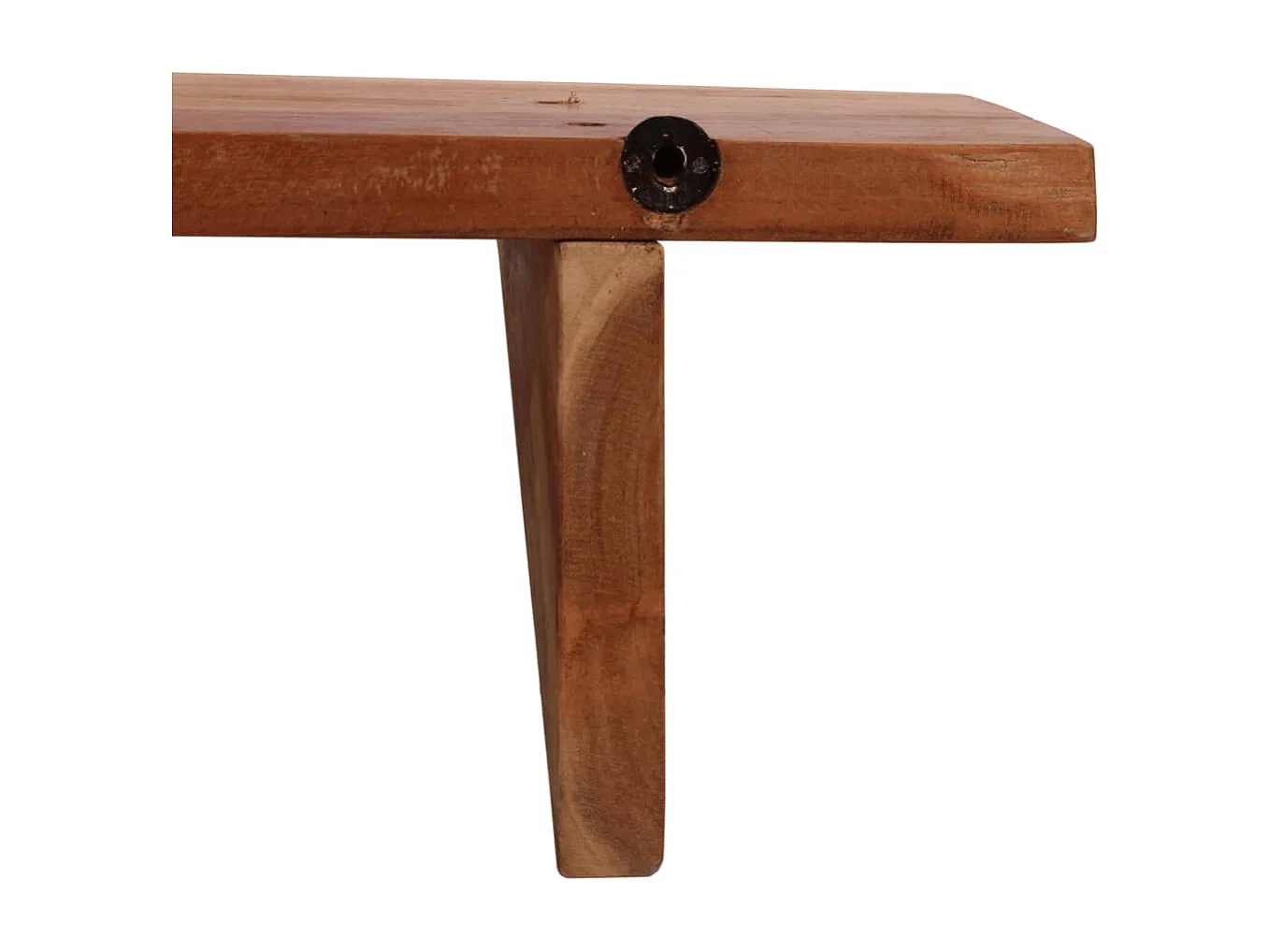 Étagères murales 2 pcs 110x20x18 cm bois massif d'acacia