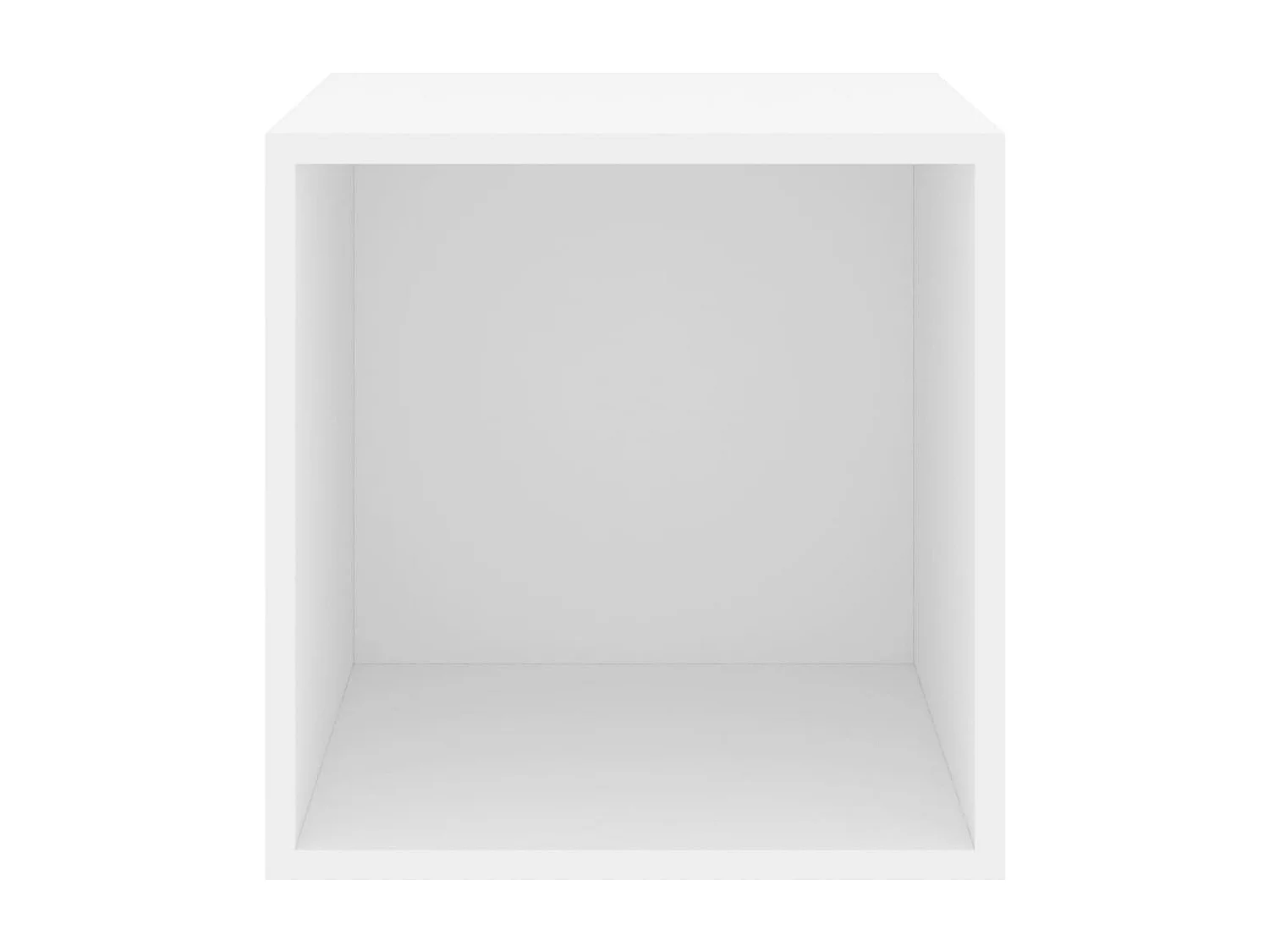 Wandkast Wit 37x37x37 cm Technisch hout