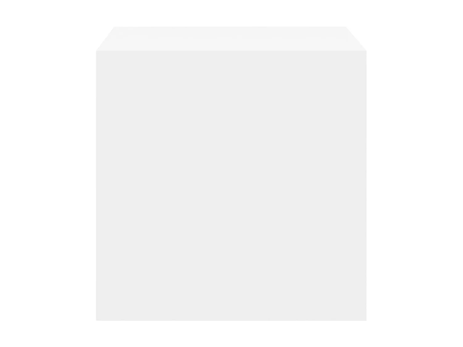 Wandkast Wit 37x37x37 cm Technisch hout