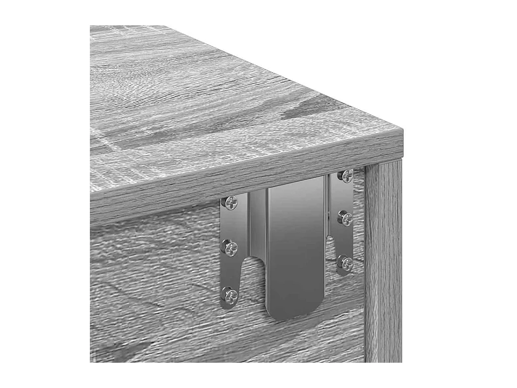 Sonoma Gray Engineered Wood Wandplank met Laden