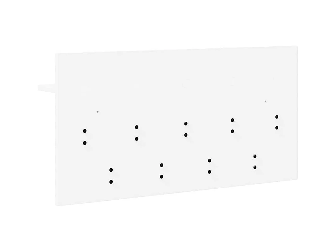 Appendiabiti da parete Bianco 80 x 40 x 12 cm Legno ingegnerizzato