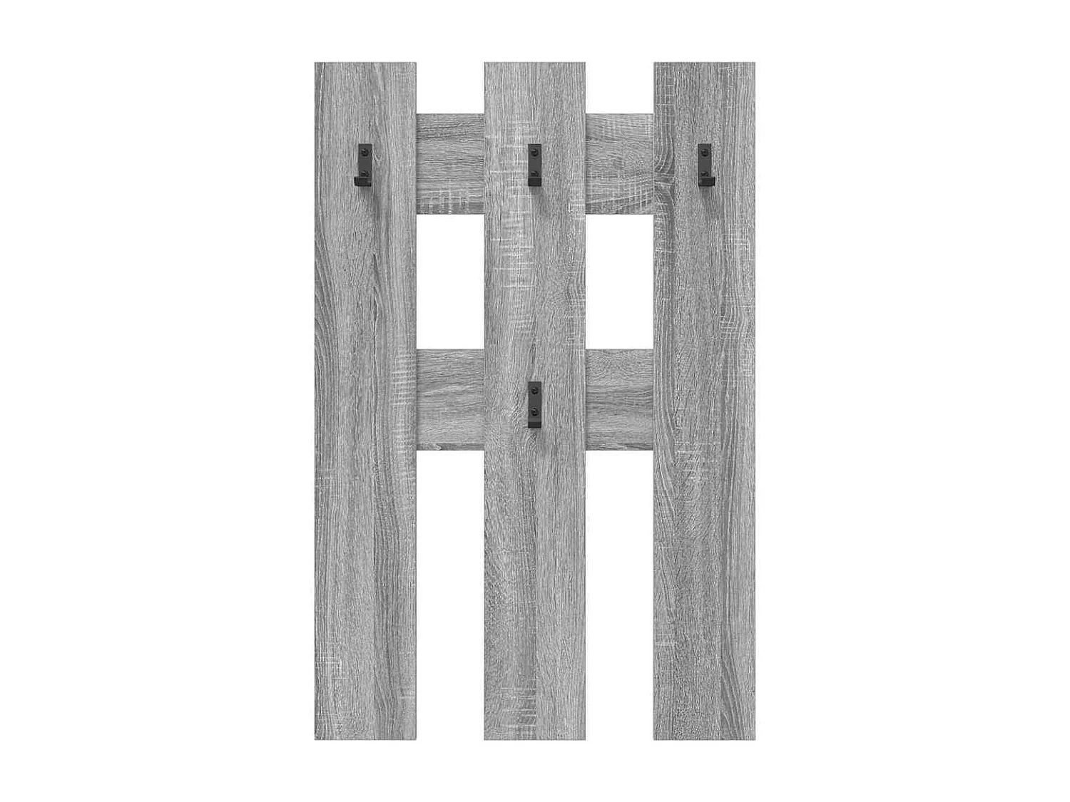 Perchero de pared Sonoma gris 65 x 3 x 100 cm