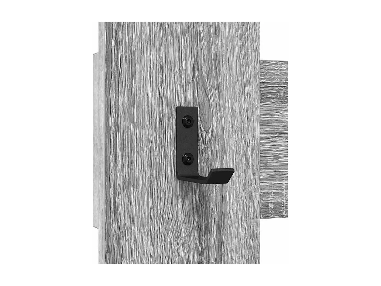 Perchero de pared Sonoma gris 65 x 3 x 100 cm