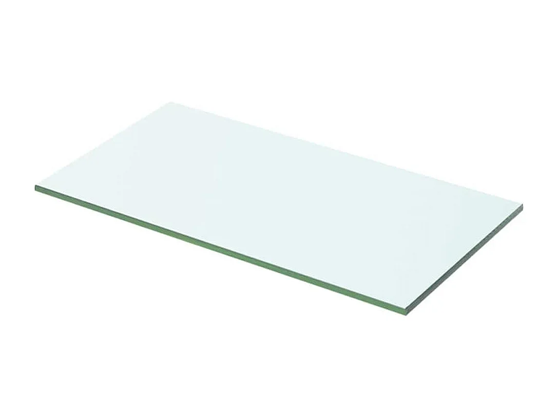 Panneaux d'étagère 2 pcs Verre Transparent 50 x 20 cm