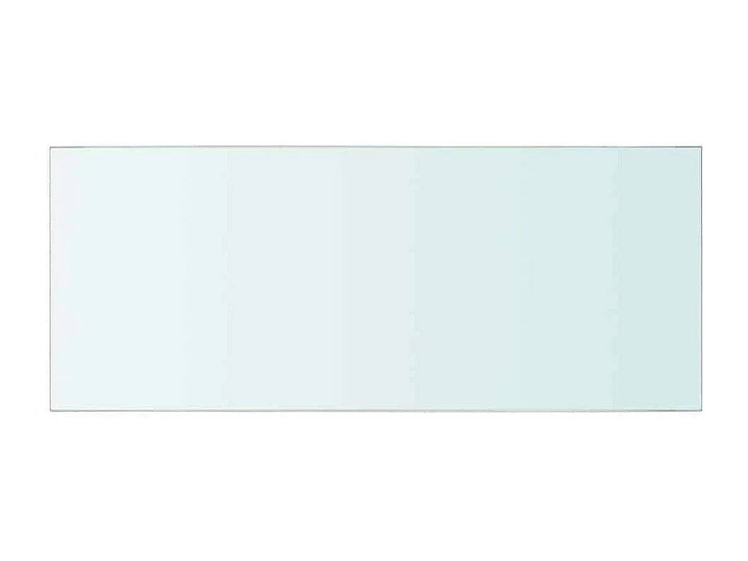 Panneaux d'étagère 2 pcs Verre Transparent 50 x 20 cm