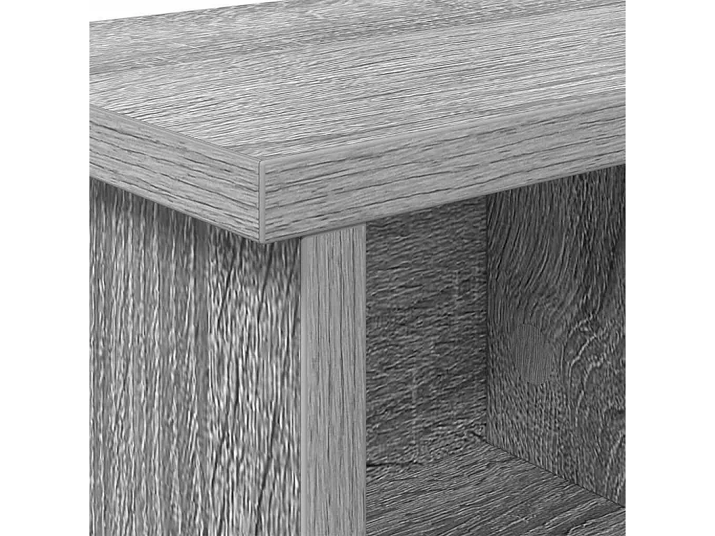 Porte-manteau mural avec étagère Sonoma gris 50 x 16 x 26 cm