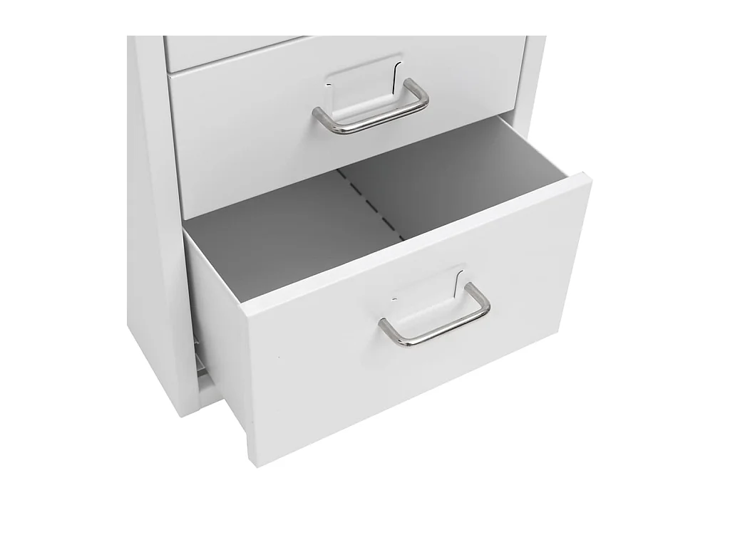 Grijze mobiele archiefkast 28x41x69 cm metaal