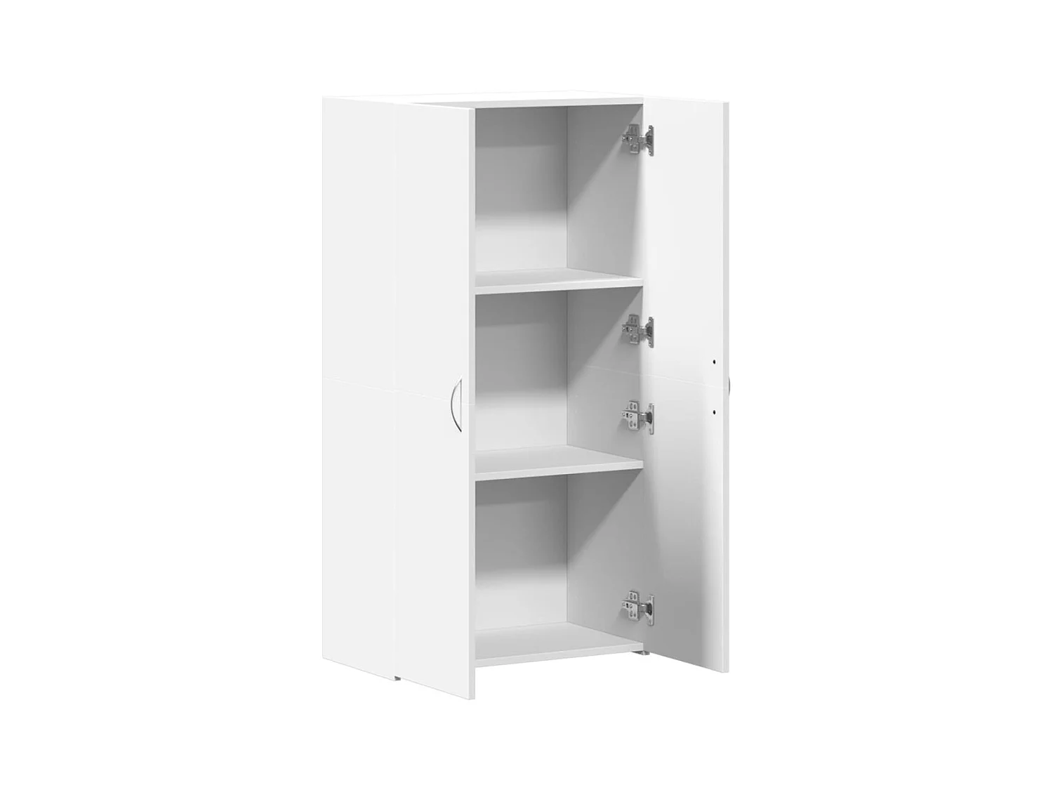 Armoire de classement blanc 60x32x115 cm bois d'ingénierie