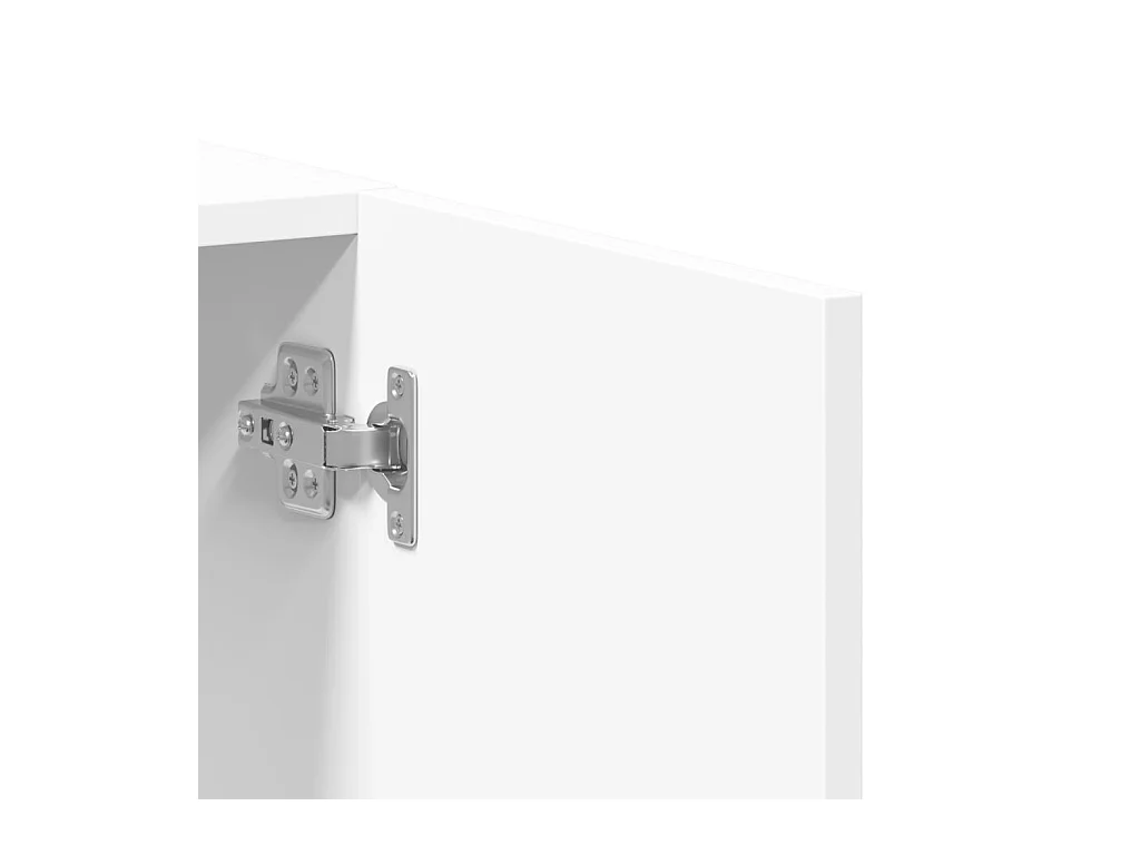 Armoire de classement blanc 60x32x115 cm bois d'ingénierie