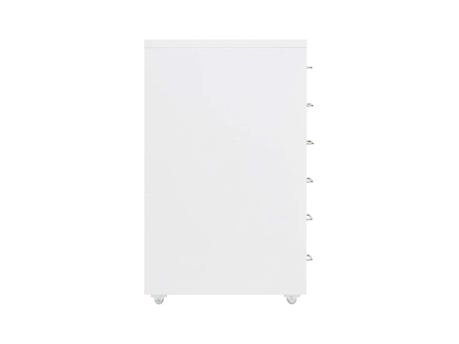 Mobile archivio mobile Bianco 28x41x69 cm Metallo