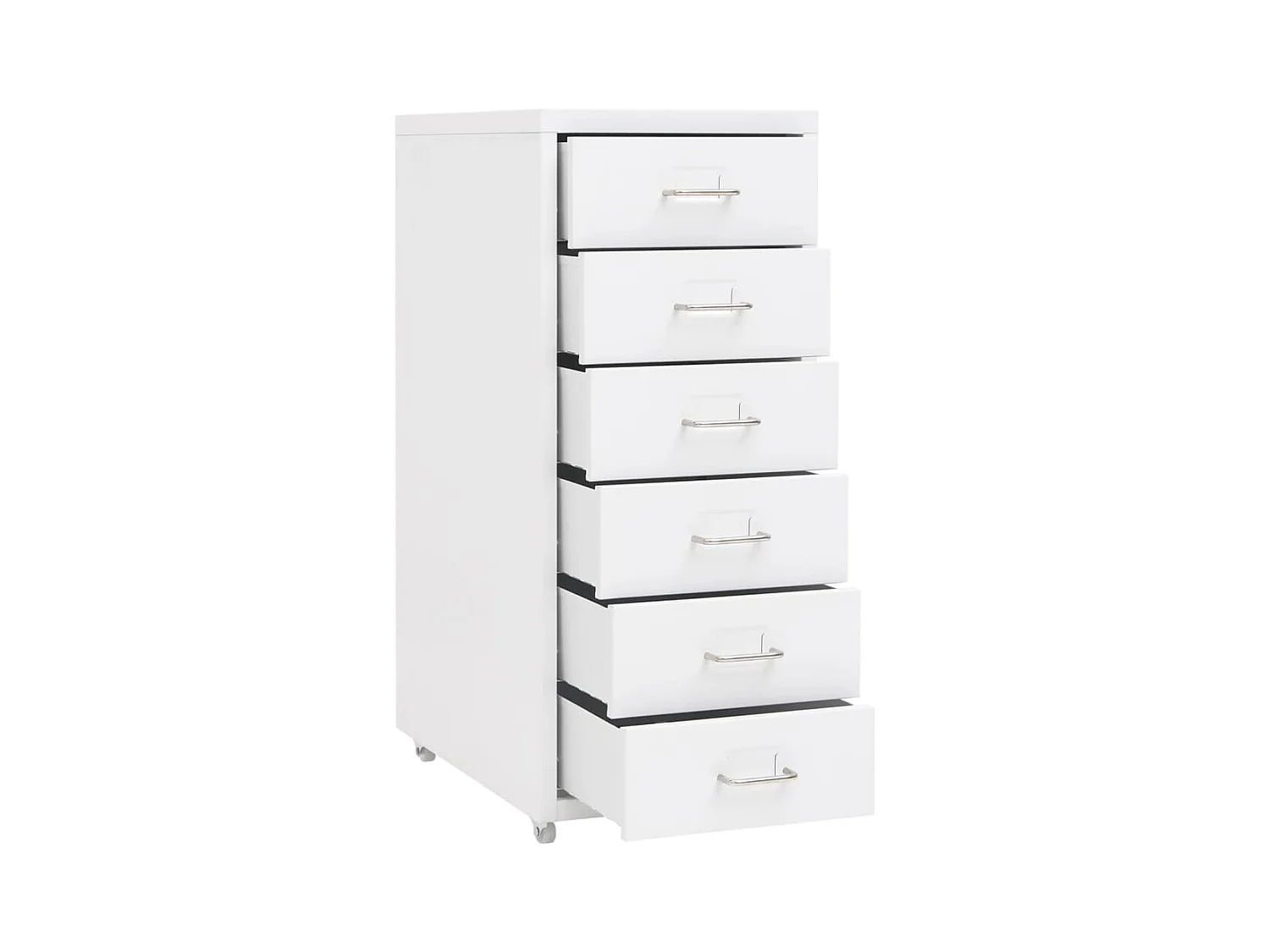 Mobile archivio mobile Bianco 28x41x69 cm Metallo