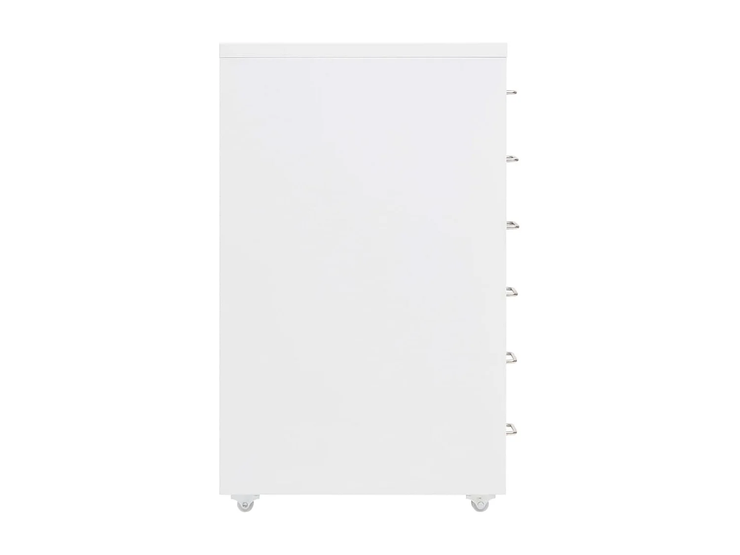 Mobile archivio mobile Bianco 28x41x69 cm Metallo