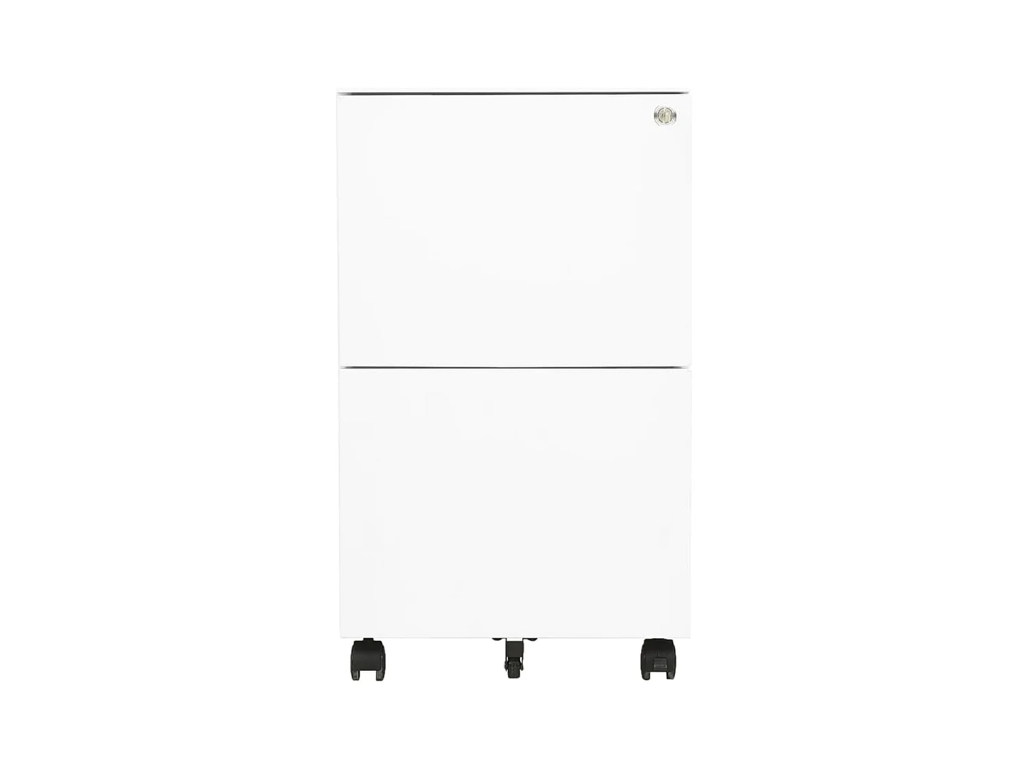 Mobile archivio mobile Bianco 39x45x67 cm Acciaio