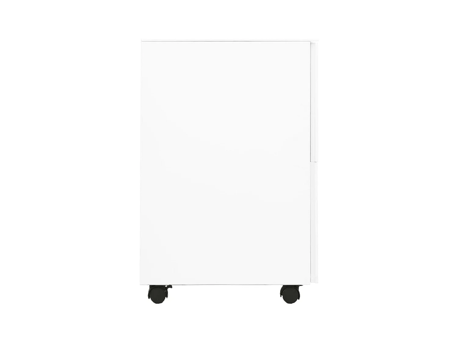 Mobile archivio mobile Bianco 39x45x67 cm Acciaio