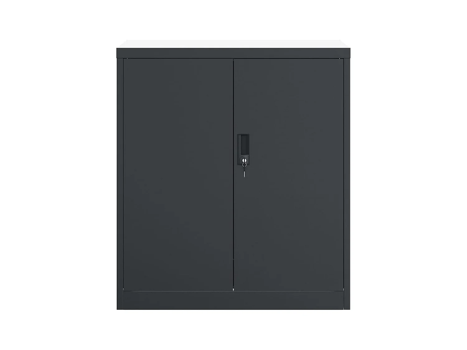 Archivador antracita 79x40x90 cm acero