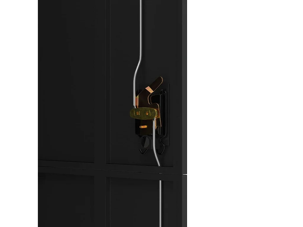 Classeur noir 90x40x180 cm acier