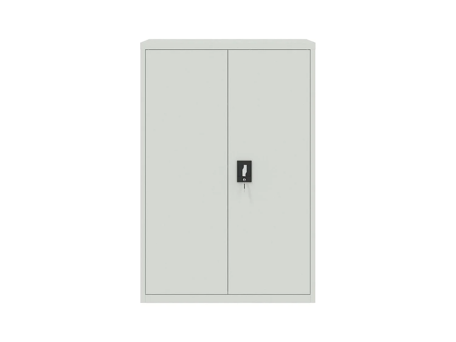 Kantoorkast 90x40x140 cm Grijs Staal