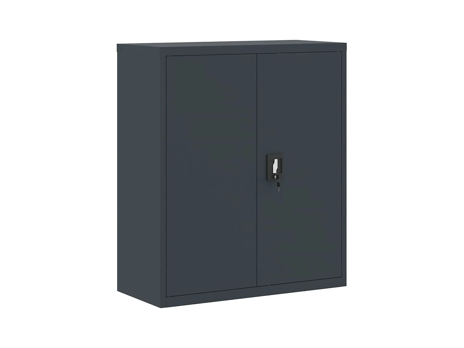 Archivador antracita 90x40x105 cm acero