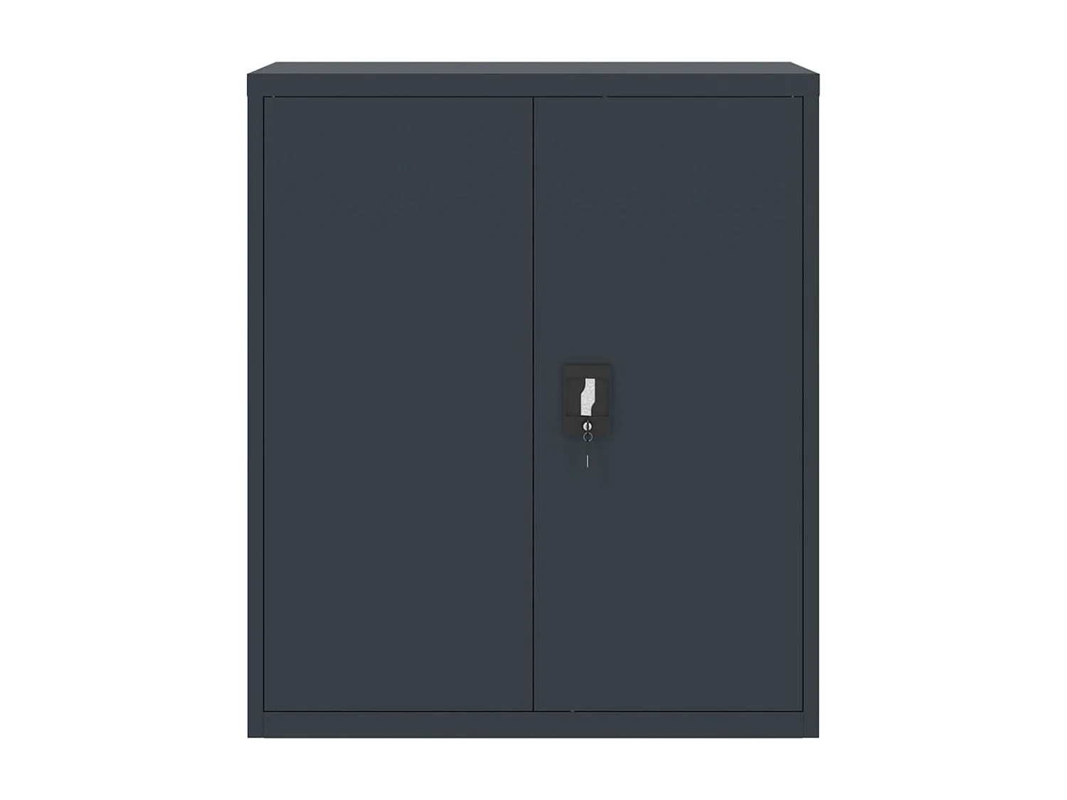 Mobiletto portadocumenti antracite 90x40x105 cm in acciaio